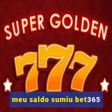 meu saldo sumiu bet365